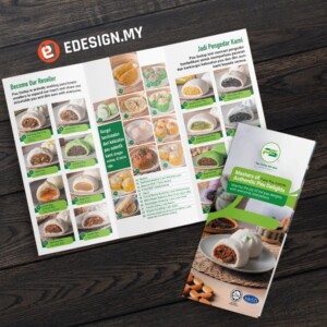 Brochure Design for frozen food business in Selangor Malaysia