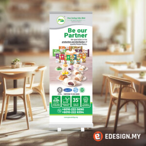 Merchandise & expo materials for frozen food business in Malaysia
