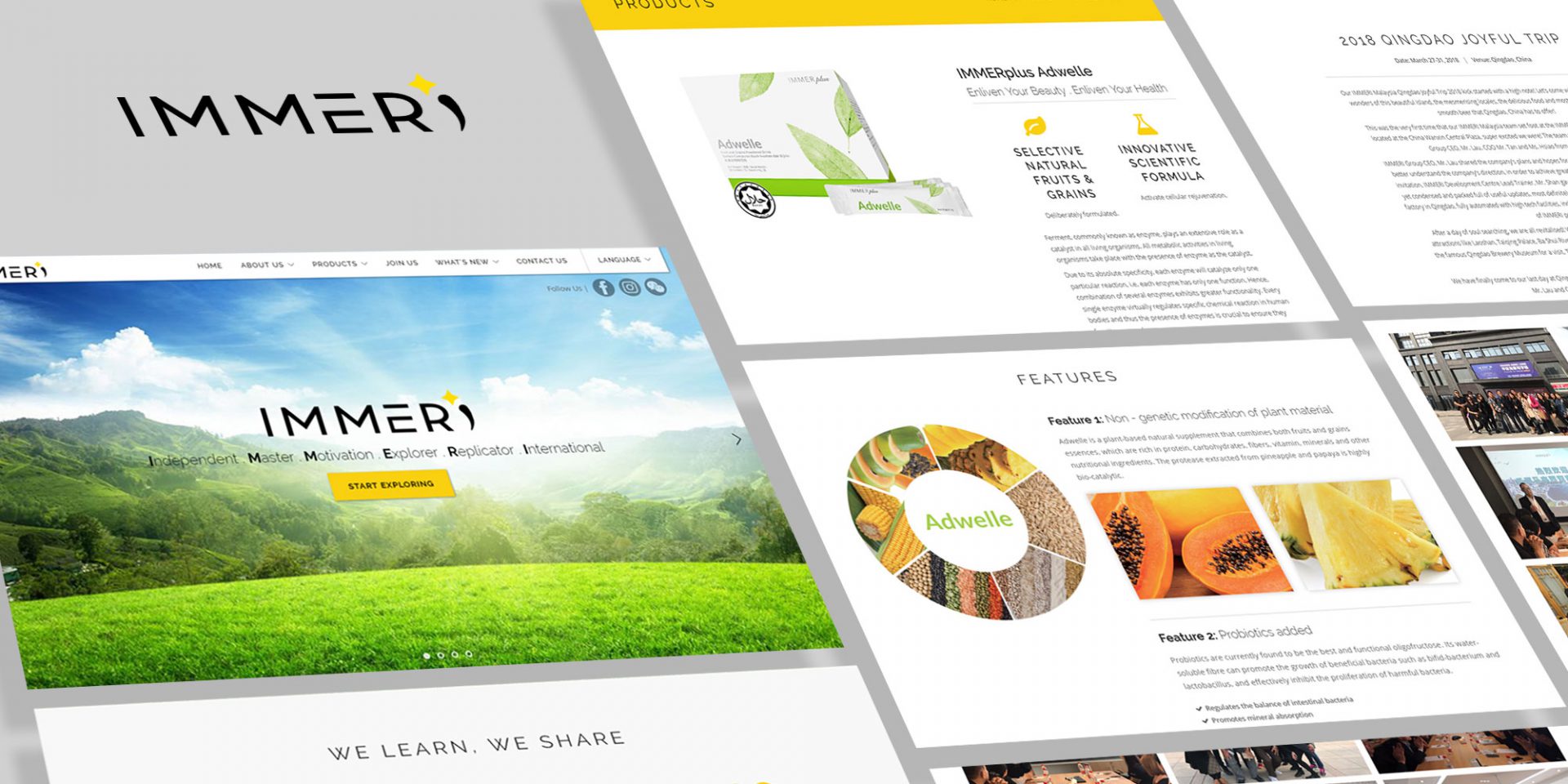 website development for direct selling company