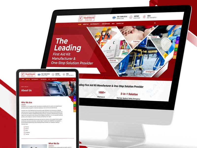 Medishield Website Design