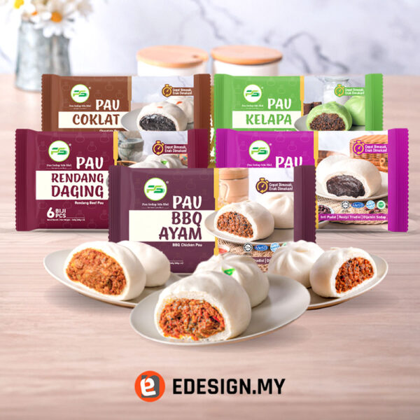 Packaging design for frozen food business in Selangor Malaysia