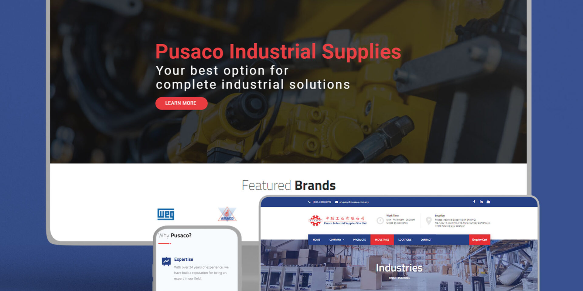 Pusaco website